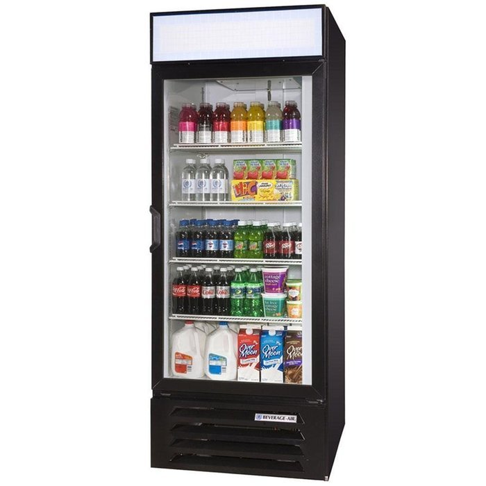 Lumavue One-Section Refrigerated Merchandiser w/ Glass Door, LV27-1-B
