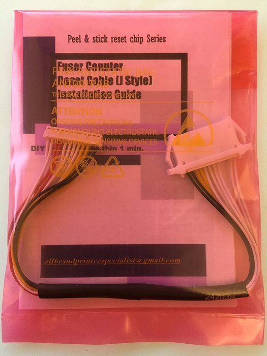 Super Easy "Peel & Stick" Transfer Belt Reset Solution for Xerox Phaser 7400 N DN DT DX DXF N6