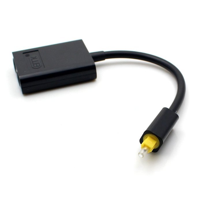 Maxhood Toslink Digital Optical Audio Splitter 1 in 2 Out Audio Adapter Cable