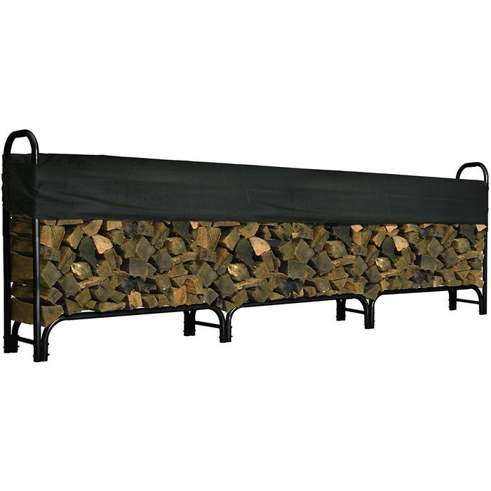 Roughneck Covered Firewood Rack - 12 ft.L, Model# 90352
