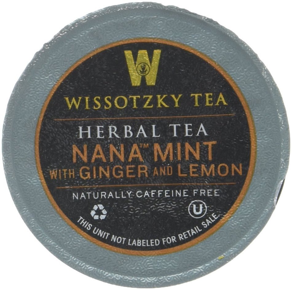 Wissotzky Tea Spiced Citrus Nana Mint Herbal Single Serve Cups for Keurig K Cups, 12 Count N66