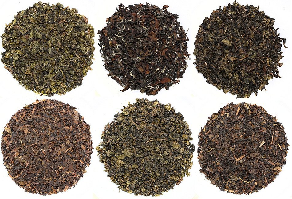 Oolong Loose Leaf Tea Sampler, Chinese Oolong Tea and Taiwan Oolong Tea, Iron Goddess of Mercy Oolong, Fujian... N4