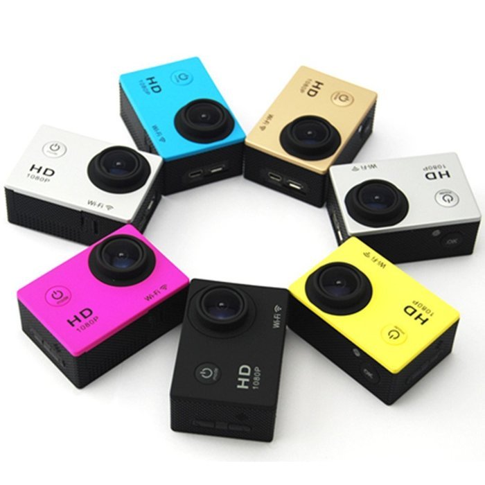 [Portable Sports Action Camera] Bolve W9C Sports Camera Wifi Mini Web?Camera (1080P 30FPS Rechargeable 900mAh...