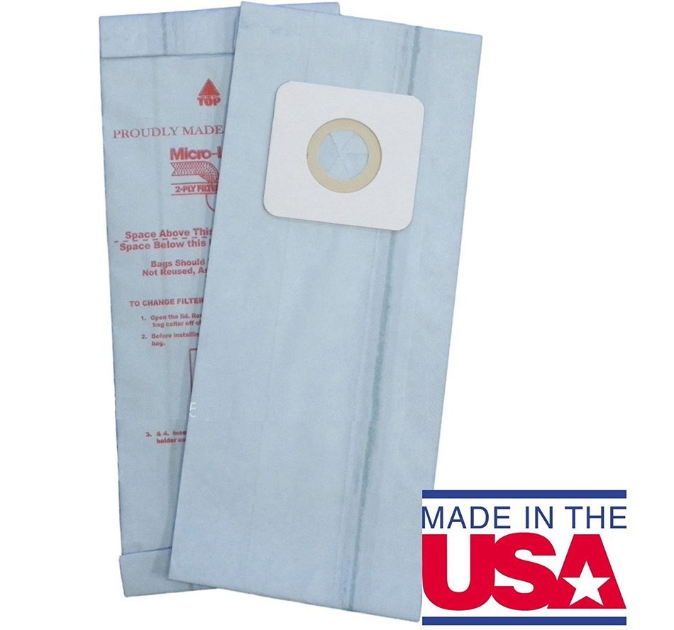 Riccar 2000, 4000, Vibrance, Simplicity 5000, 6000, Symmetry Series Type A Upright Bags, 6pk. N2