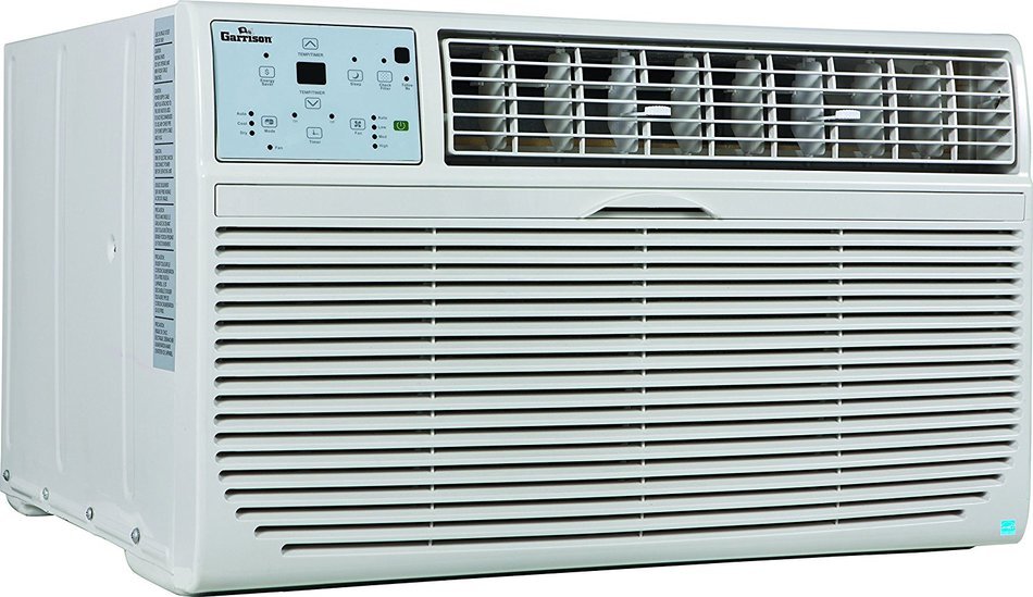 GARRISON 2477808 R-410A Through-The-Wall Cool-Only Air Conditioner with Remote Control, 12000 BTU, White