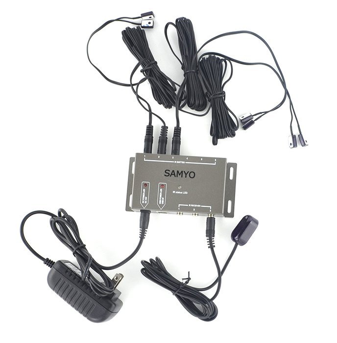 Samyo Infraed Remote Control Repeater IR Extender Hidden Control System Kit Operate 1 to 6 Devices