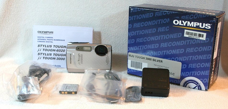 Olympus Tough 3005 Waterproof Digital Camera 12MP