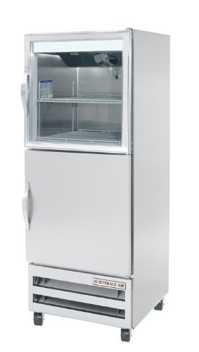 Beverage-Air RID18-HGS 27" One Section Glass and Solid Half Door Pass-Through