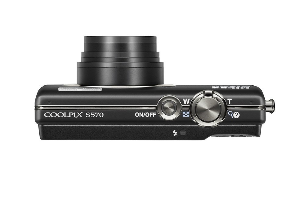 Nikon Coolpix S570 12MP Digital Camera with 5x Wide Angle Optical Vibration Reduction (VR) Zoom and 2.7-Inch LCD... N3