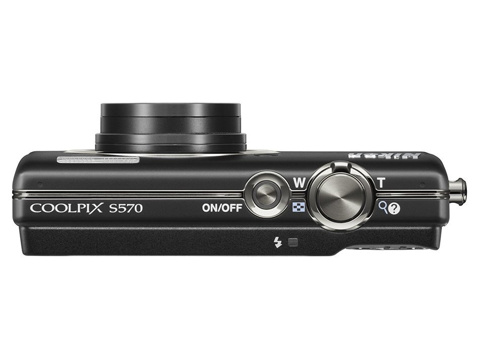 Nikon Coolpix S570 12MP Digital Camera with 5x Wide Angle Optical Vibration Reduction (VR) Zoom and 2.7-Inch LCD... N4