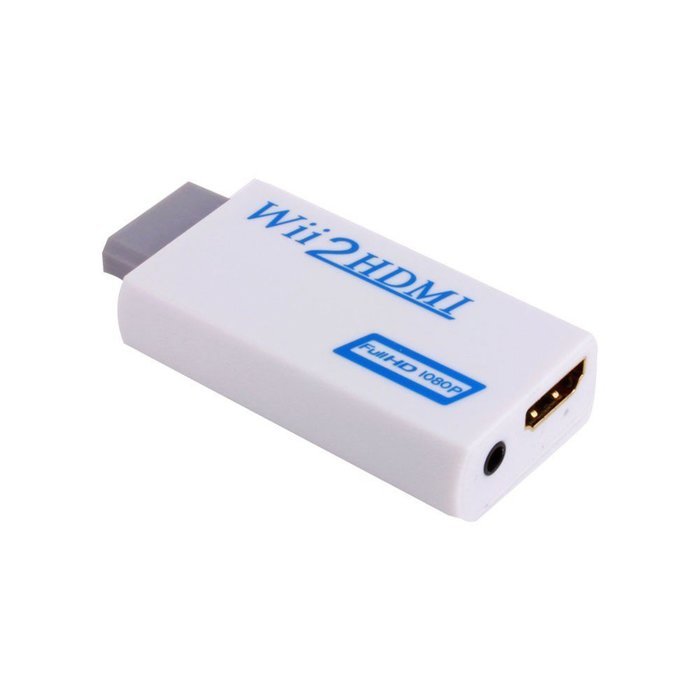 NAMEO Wii to HDMI Adapter Converter Wii2HDMI Support 1080P 720P 3.5mm Audio Video Output - Supports All Wii Display... N3