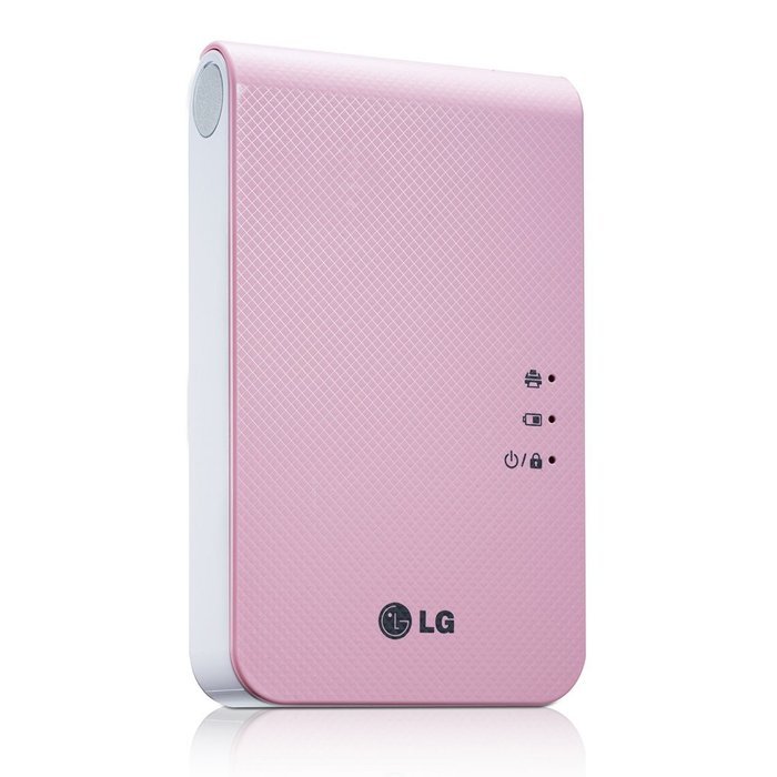 New LG Portable Mobile Pocket Photo PD241T Printer [Pink] (Follow-up model of PD239) Bluetooth Wireless Printing...