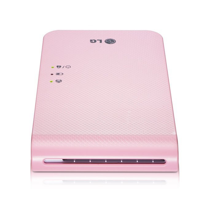 New LG Portable Mobile Pocket Photo PD241T Printer [Pink] (Follow-up model of PD239) Bluetooth Wireless Printing... N2