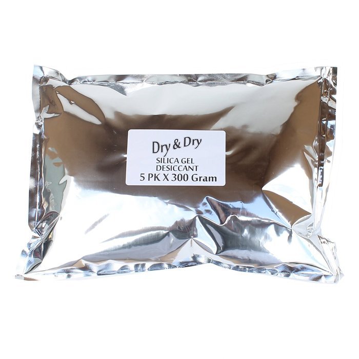 DRY&DRY HIgh Quality Silica Gel Desiccant Dehumidifiers 100 g, 5 Pack N17