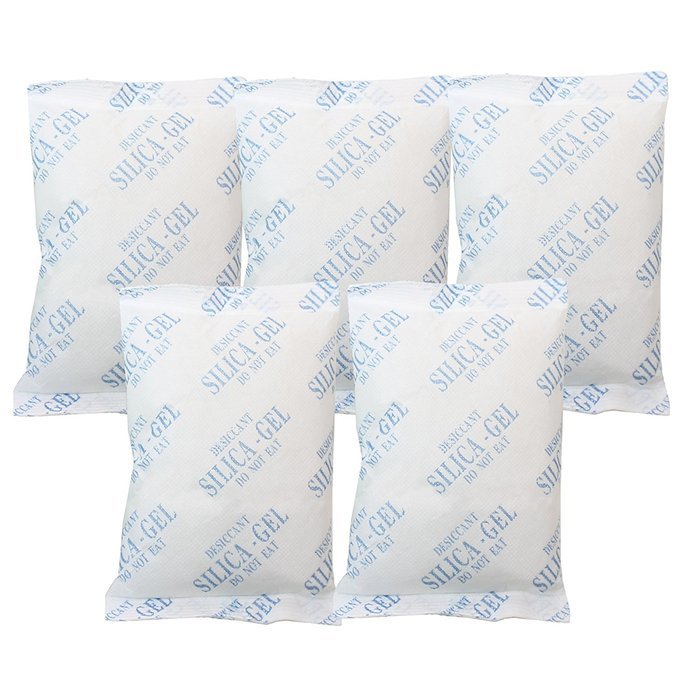 DRY&DRY HIgh Quality Silica Gel Desiccant Dehumidifiers 100 g, 5 Pack N21