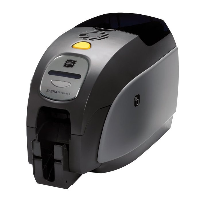 Zebra ZXP Series 3 Single-Sided Card Printer USB US Cord Enclosure Lock 10/100 Ethernet Z31-00AC0000US00