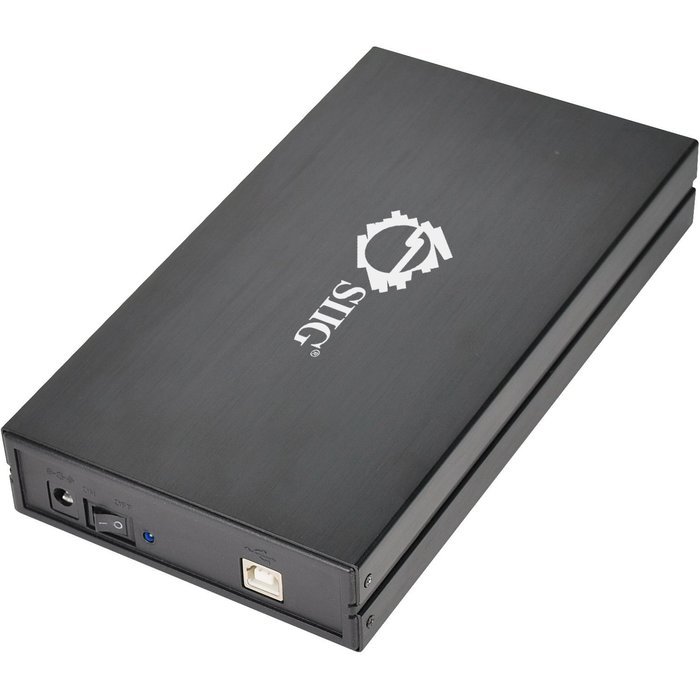 SIIG Hi-Speed USB 2.0 Enclosure for 3.5" SATA 3Gb/s Hard Disks / JU-SA0E12-S1 /