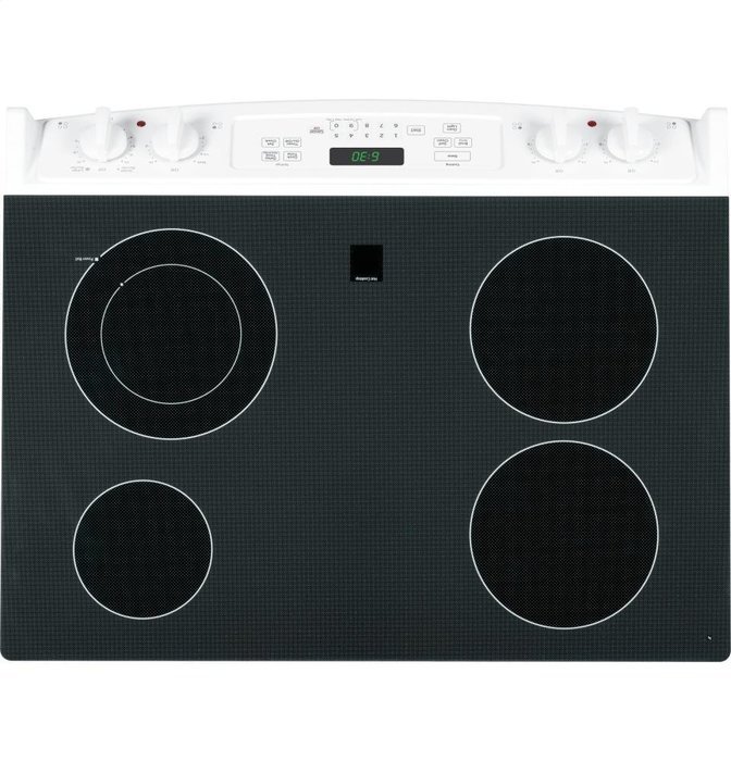 GE JD630DFWW 31.25" Drop-In Electric Range with Smoothtop Cooktop, None Drawer, 4.4 cu. ft. Primary Oven Capacity... N2