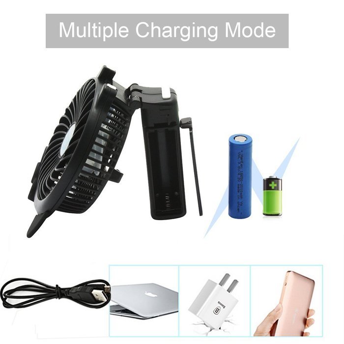 Portable Battery USB Mini Foldable Cooling Desktop Fan for Home Office Camping Travel (Rechargeable,Handheld,Umbrella... N14