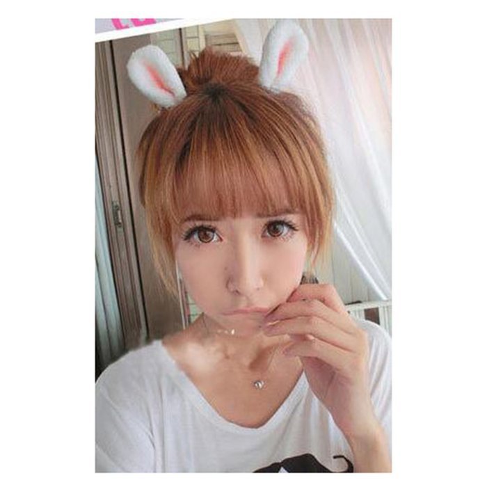 Yaheeda Women Hair Band Headwear,Cute Fawn Cat Ox Ear Shape Solid Headband for Women and Girls N7