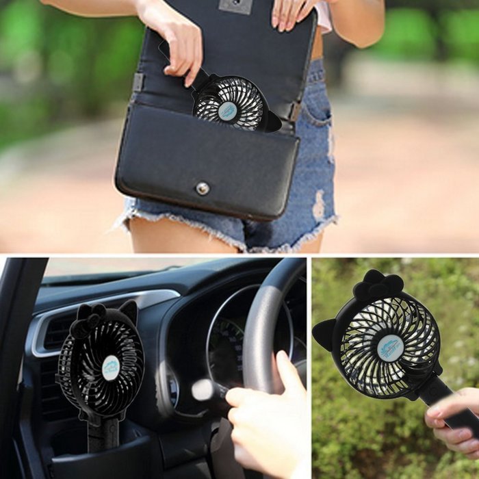 Portable Battery USB Mini Foldable Cooling Desktop Fan for Home Office Camping Travel (Rechargeable,Handheld,Umbrella... N15