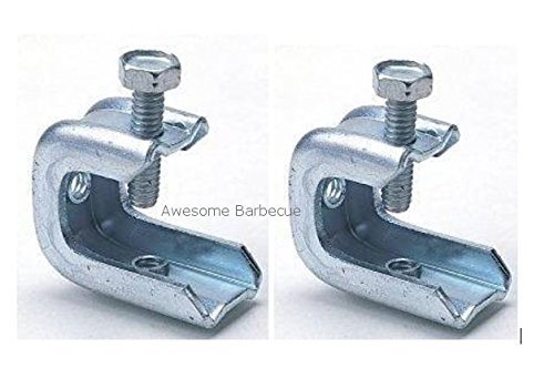 Fireplace Damper Stop, Damper Flue Clamp, or Safety Lock - Set of 2