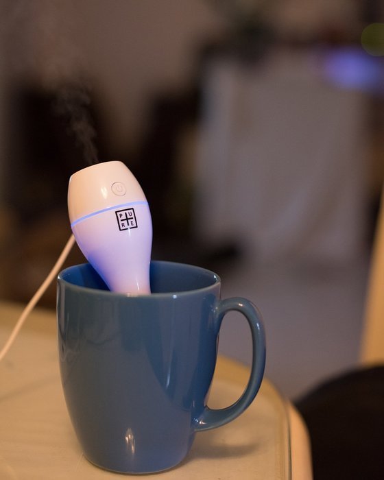Pure+ Mini Humidifier - Skin Care / Respiratory Health / Cool Mist Air Gentle & Safe for Baby and Asthma Sufferers N4