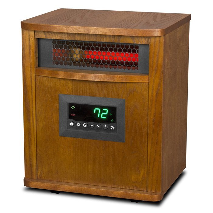 Kissemoji 6 Element Smart Boost Portable Infrared Quartz Electric Space Heater N5