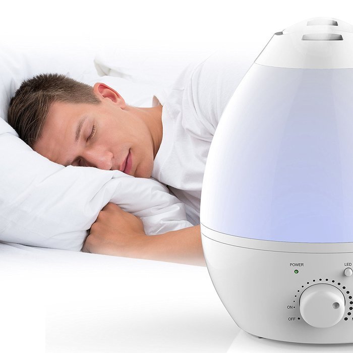 Bell & Howell 9959 Ultrasonic Color Changing Humidifier, White N8