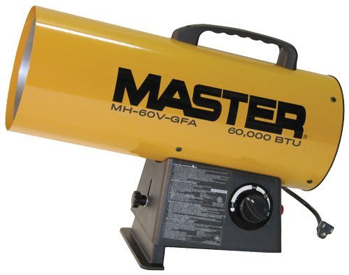 60,000 BTU Portable Propane Forced Air Utility Heater with Variable Control