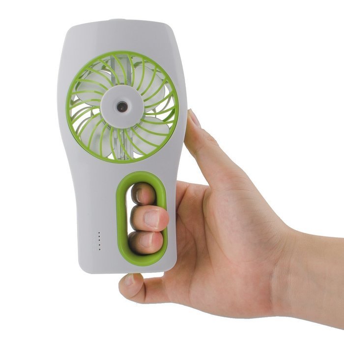 TANYHI Handheld USB Recharge Fan Facial Humidifier Mist Water Spray Fresh Air Conditioner for Beauty, Home, Office... N5
