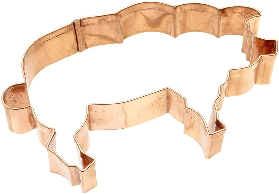 Old River Road Horse Shape Cookie Cutter, Copper N7