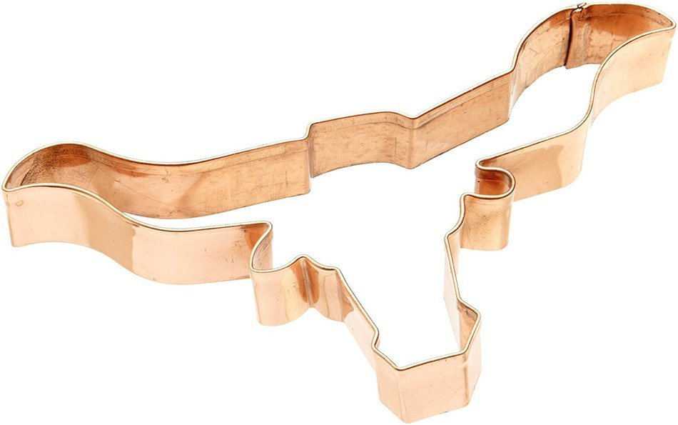 Old River Road Horse Shape Cookie Cutter, Copper N8