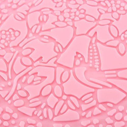 Magpies Branches Round Silicone Lace Fondant Mold Cake Mould N9