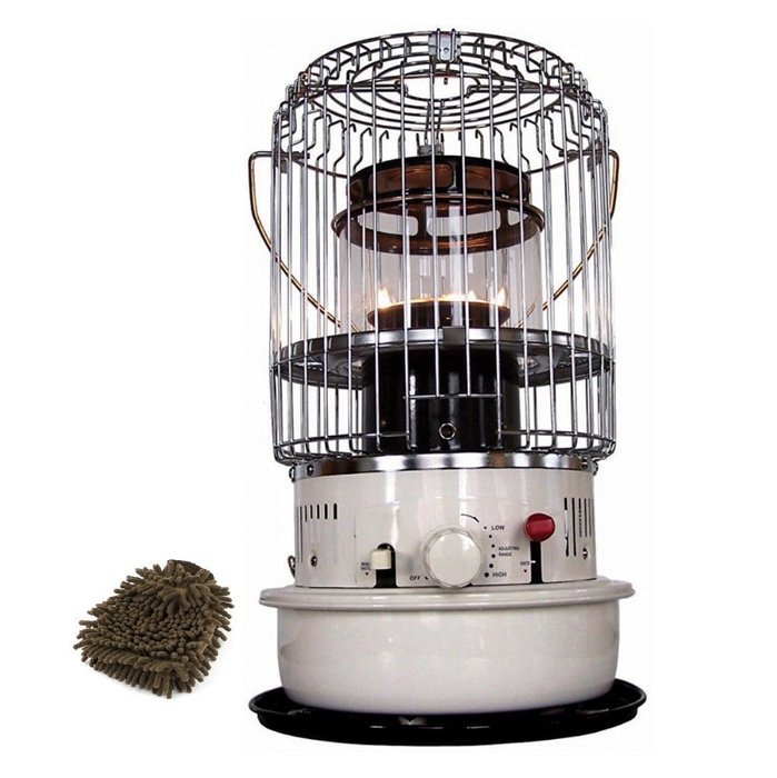 DH1051 Dura Heat Heater, Convection Kerosene, Portable, Indoor (Complete Set) w/ Bonus: Premium Microfiber Cleaner...