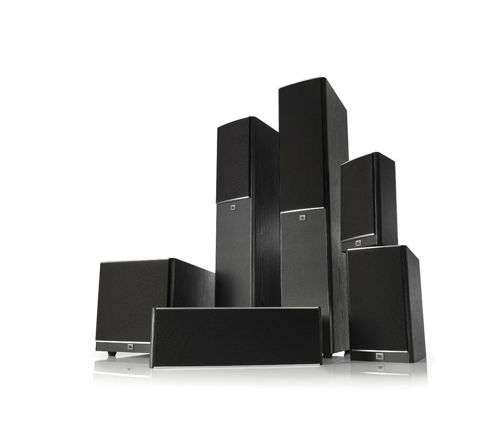 JBL Arena 130 Black 2-Way 7-Inch Bookshelf Loudspeakers (Black) N2