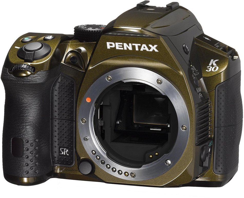 Pentax K-30 lens kit w DA 18-55WR Weather-Sealed 16 MP CMOS Digital SLR (Crystal Green)