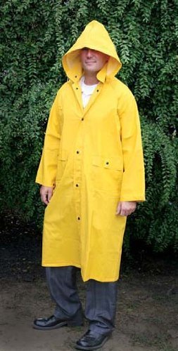 River City 200C3XL Yellow 49 Raincoat w/ Detachable Hood, Vented Back 3XL by River City Garments