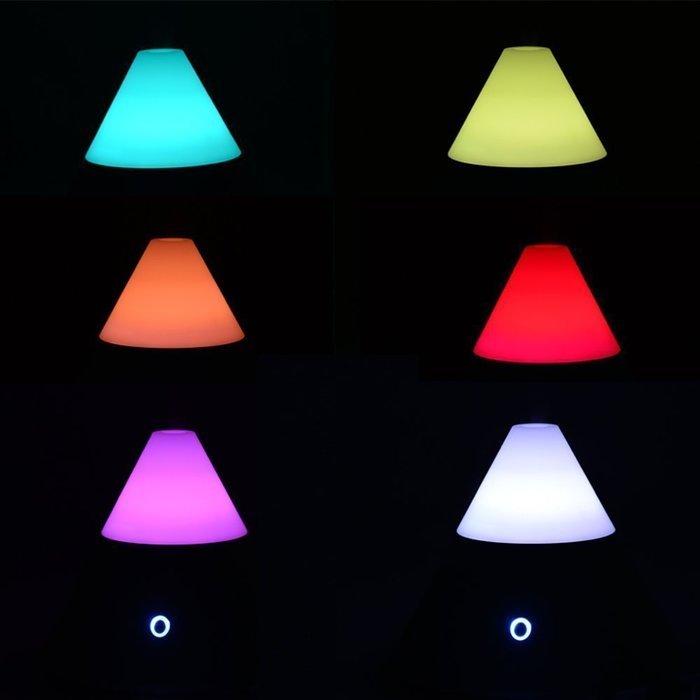 Prosshop Essential Oil Humidifier 80ml Conical Ultrasonic Night Cool Mist Aroma Diffuser Fit for Home, Office,... N2