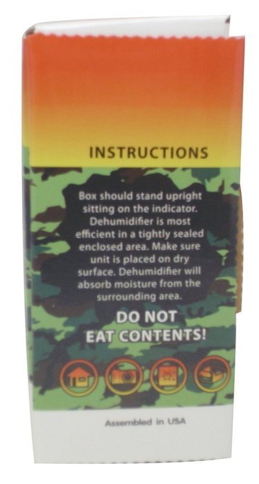 900 Gram Silica Gel Dehumidifying Box by Dry-Packs - Protects 66 Cubic Feet N4