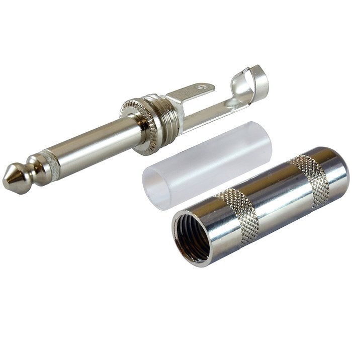 GLS Audio 1/4" Plugs for Speaker Cables, Patch Cables, Snakes - TS Male Mono 1/4 Inch Phono 6.3mm Phone Plug Bulk... N3