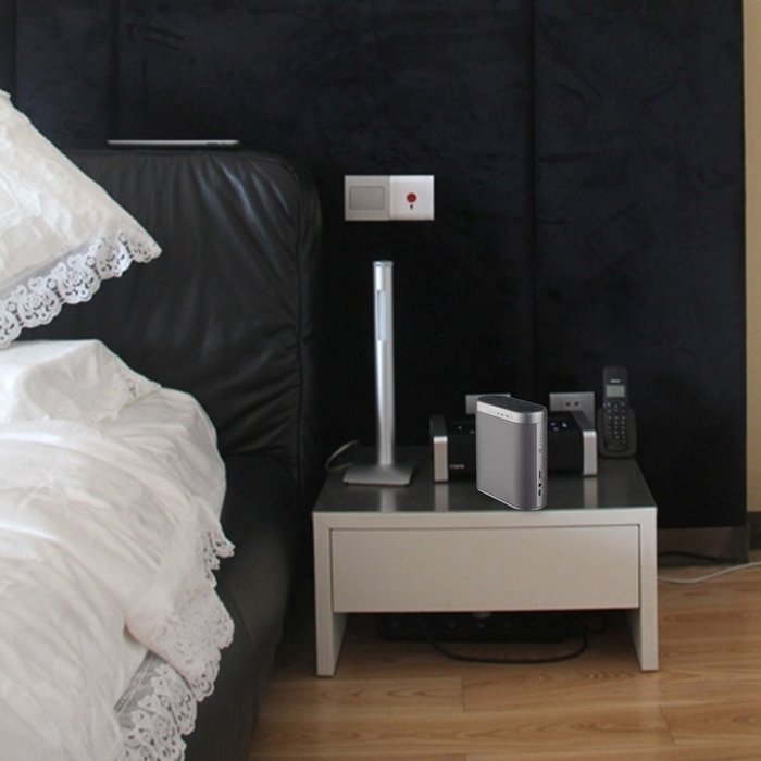 Bluetooth Speakers Wifi Speaker - Wireless Speaker with 2x3W Drivers, Portable Speakers with Multiroom Music System... N4