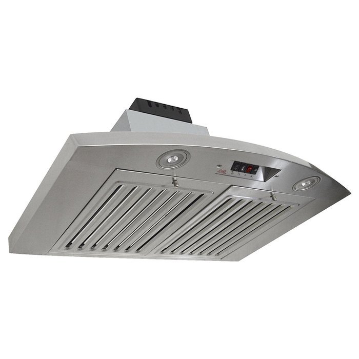 KOBE Range Hoods RA2836SQB-1 Under Cabinet Hood 3-Speed, 750 CFM with LED Lights, 36-Inch