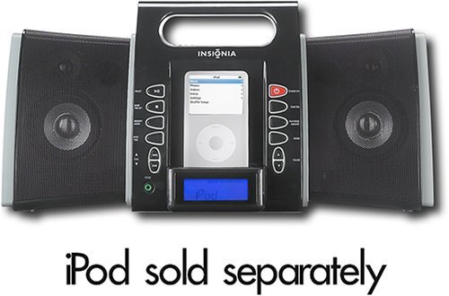 Insignia&reg; - Boombox with Apple&reg; Ipod&reg; Dock