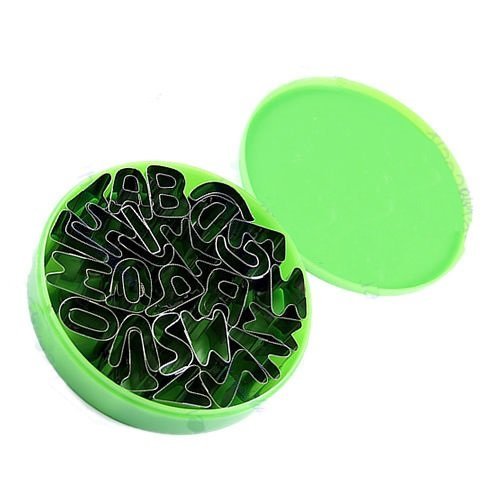 26Pcs Biscuit Cake Mold Cutter Box Letters Alphabet Shape Mould Fondant Cookie
