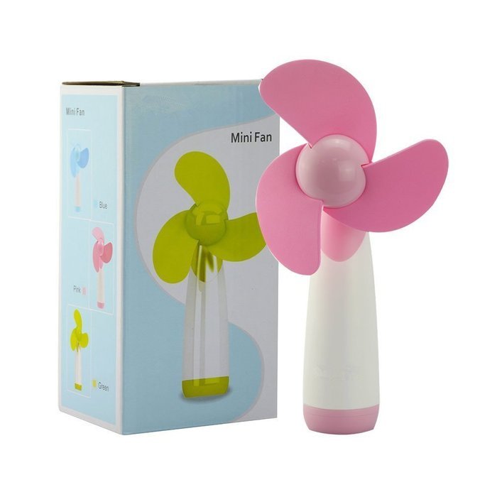 Jozabova&reg; Personal Hand-held/Portable Battery Operated Super Mute Mini Air Fan for Home and Travel (Blue2) N4