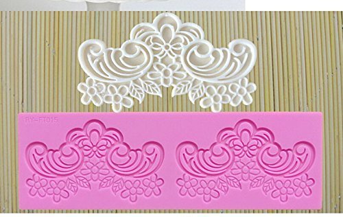 Anyana Fondant Mould Flower Lace Silicone Mold Sugar Tool Craft Wedding Cake Decorating N2