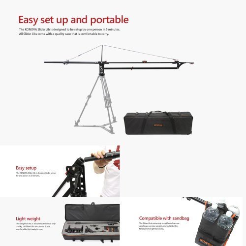 Konova Slider Jib full set with K7 100cm slider