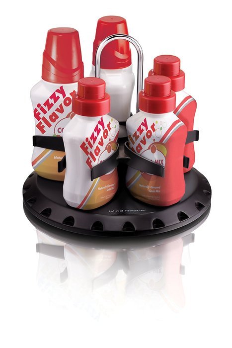 Mind Reader Flavor Carousel for SodaStream, Black N2