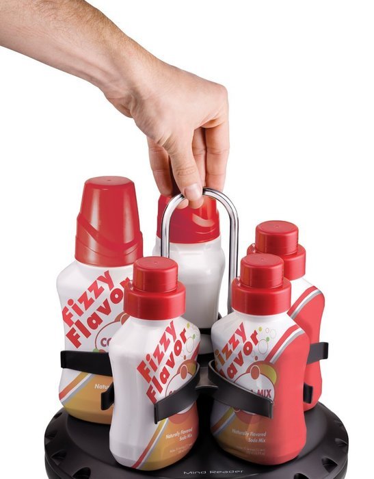 Mind Reader Flavor Carousel for SodaStream, Black N4